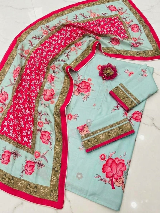 New arrival shamoze silk 3pcs unstich dress (B-N)