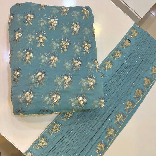 SOFT CHIFFON FINE PEARLS 3PECS(MINT)