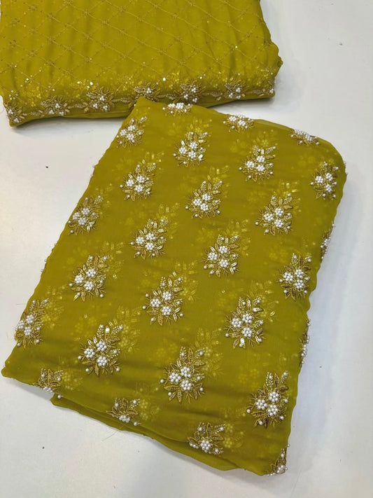 SOFT CHIFFON FINE PEARLS 3PECS(DHANI)