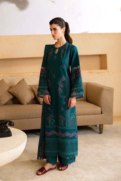 Azure luxury lawm embroidery Chikenkari collection