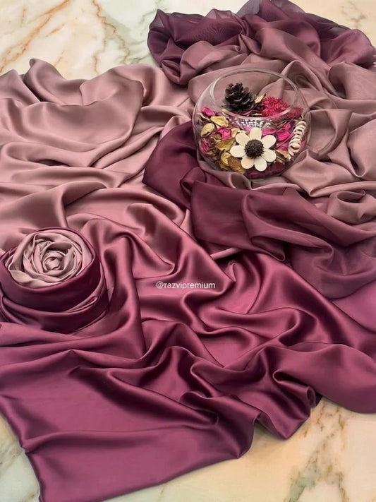 DIGITAL PRINT SHALMOZE Silk 3pcs(Tie & Die)