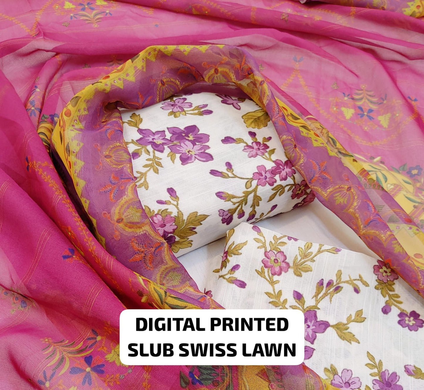 SWISS SLUB Lawn 3pcs