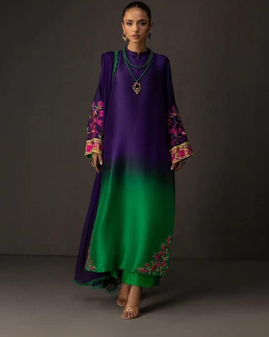 Digital Print Silk 3pcs