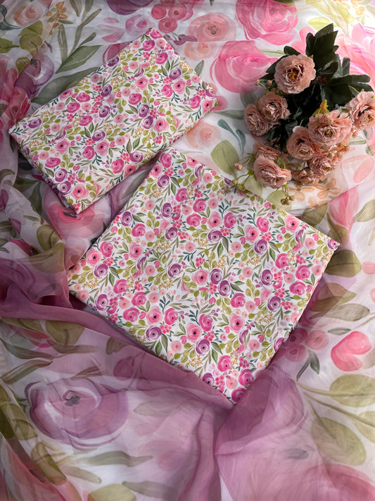 Saya Digital Printed Swiss Lawn 3pcs