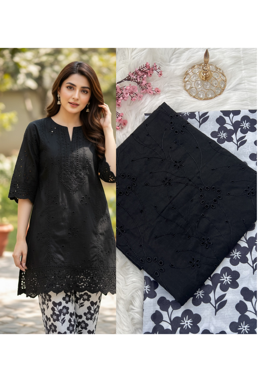 Boring Lawn Chickenkari 2 pcs Viral DRESS 👗 (black)
