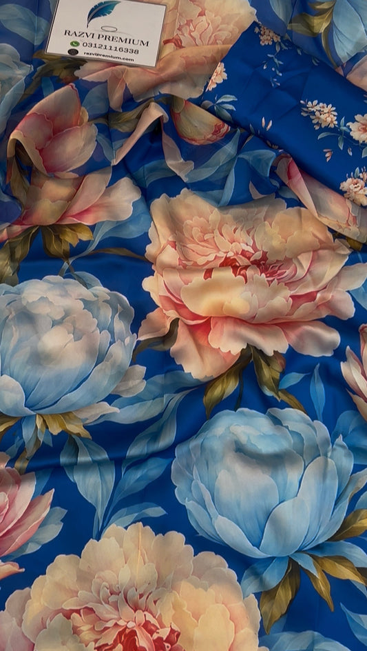 DIGITAL PRINT SHALMOZE Silk 3pcs
(Regalia)