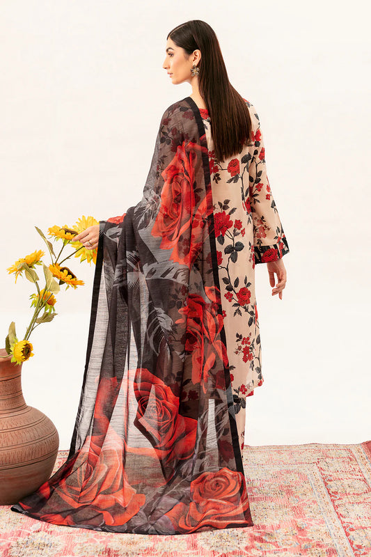 Summer Digital printed swiss lawn unstich 3pcs