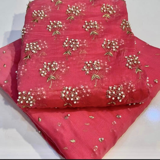 Chiffon Baloon Beats Embroidery 3piece