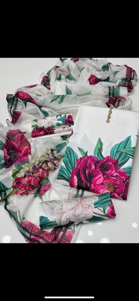 Digital Print Silk 3pcs