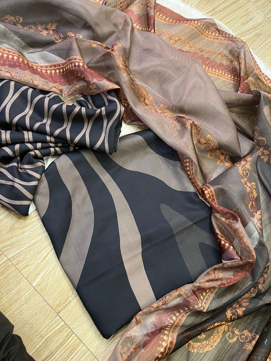 M print SWISS LAWN UNSTICH 3pcs