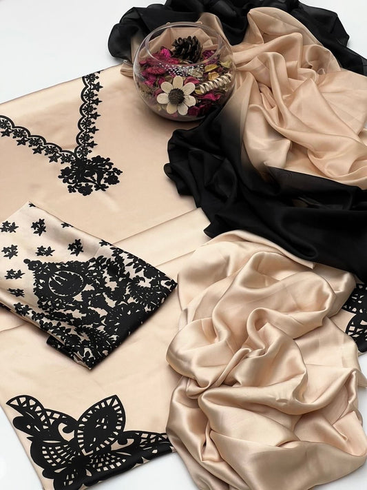 Digital Print Silk 3pcs
