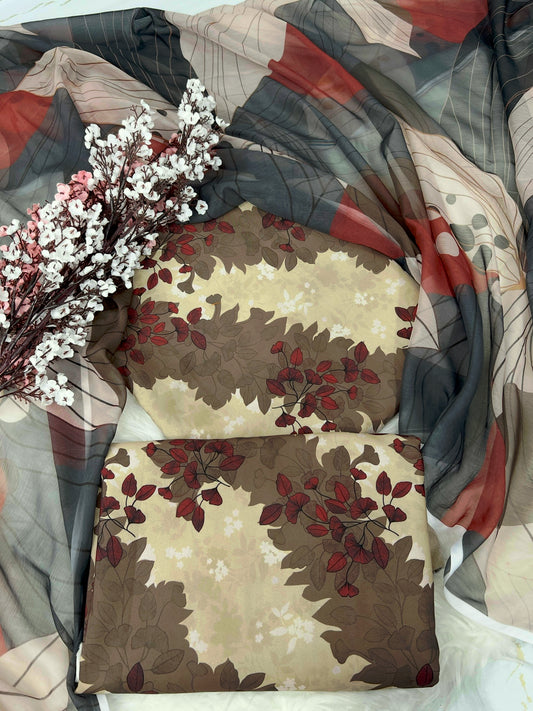 Digital Printed Swiss Lawn 3pcs