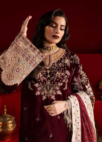 Nureh Maya velvet 3piece collection Replica