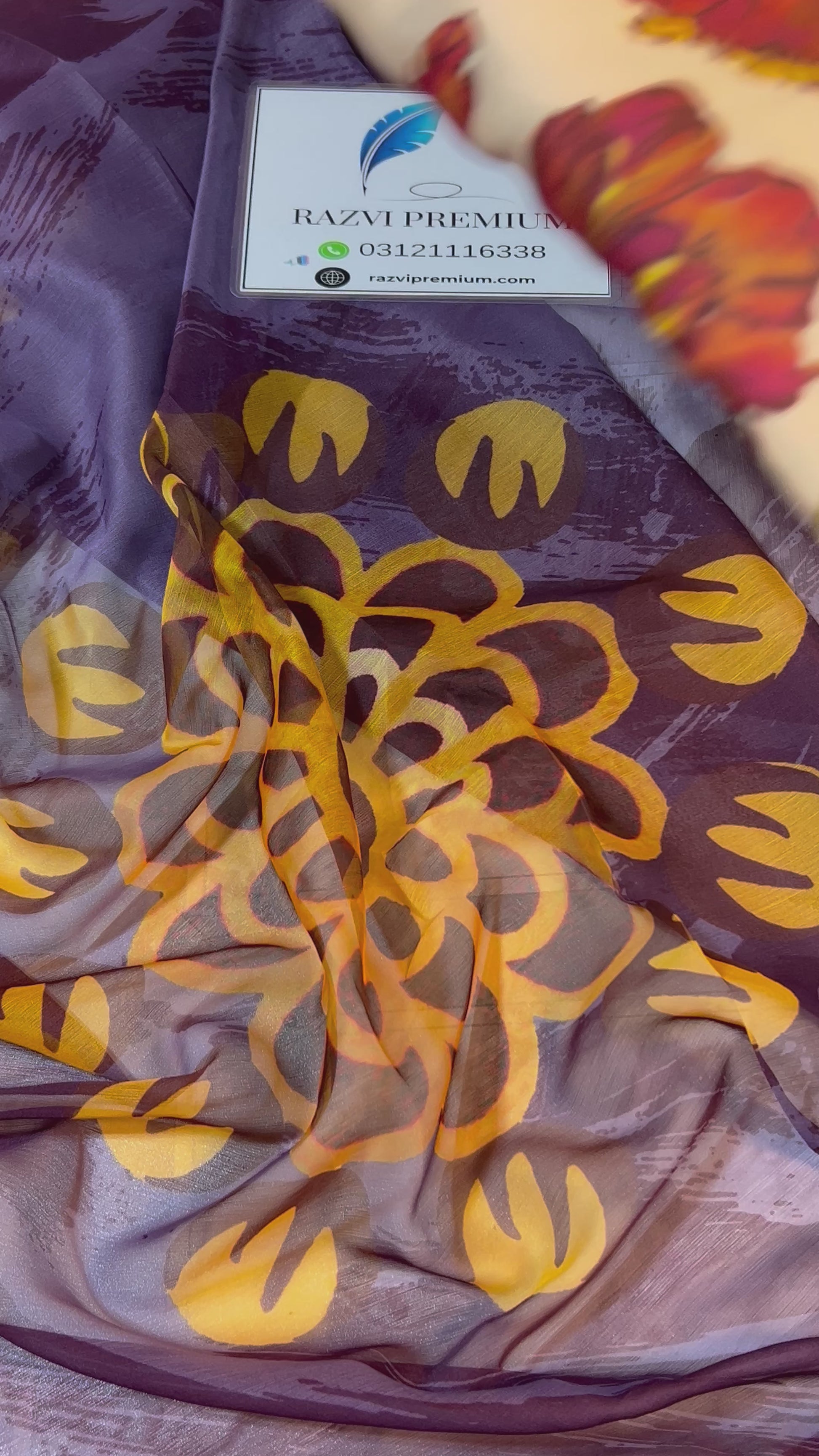 Digital Printed 3 Piece Swiss Lawn With chiffon Dupatta