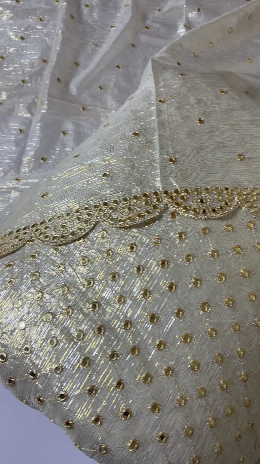 SHIMAR EMBROIDERS 2pcs dress WITH CUTWORK DUPPATTA